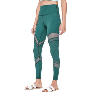 Lululemon Seek The Heat Tight *28" Green Jasper Sz 6